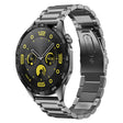For Huawei Watch GT4 46mm Three Bead Stainless Steel Metal Watch Band(Gray) - free shipping - PMC TechLife - Order now!
