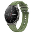 For Huawei Watch GT2 Pro / GT 2e / GT2 46mm Tire Pattern Silver Buckle Silicone Watch Band(Green) - Watch Bands by PMC TechLife | Online Shopping South Africa | PMC TechLife