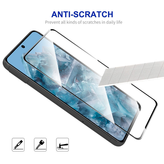 For Google Pixel 8 Pro 2pcs ENKAY Hat-Prince Full Glue High Aluminum-silicon Tempered Glass Film
