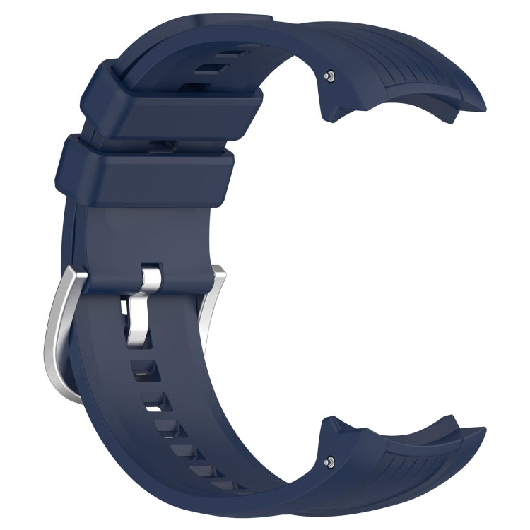 For Amazfit Balance A2286 Vertical Texture Silicone Watch Band(Midnight)