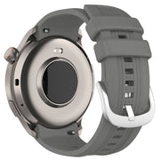 For Amazfit Balance A2286 Vertical Texture Silicone Watch Band(Dark Grey)