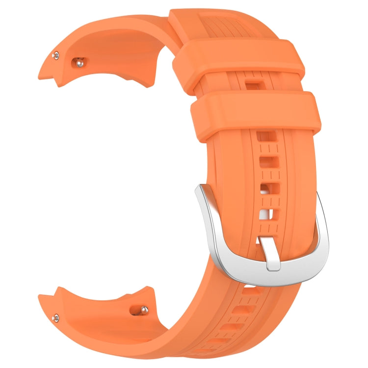 For Amazfit Balance A2286 Vertical Texture Silicone Watch Band(Orange)