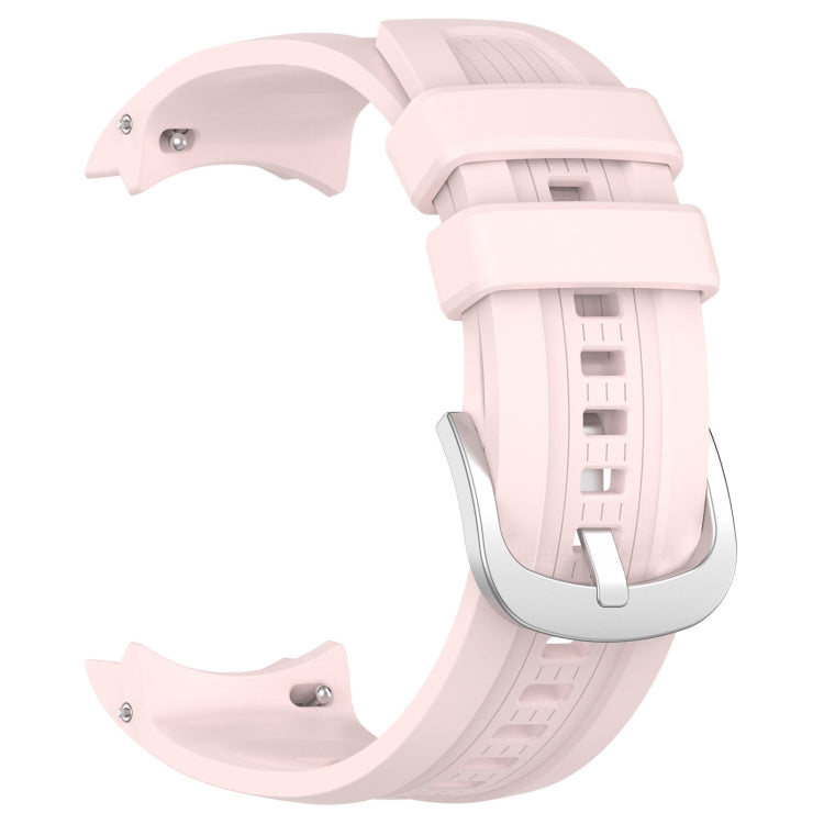 For Amazfit Balance A2286 Vertical Texture Silicone Watch Band(Pink)