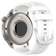 For Amazfit Balance A2286 Vertical Texture Silicone Watch Band(White)