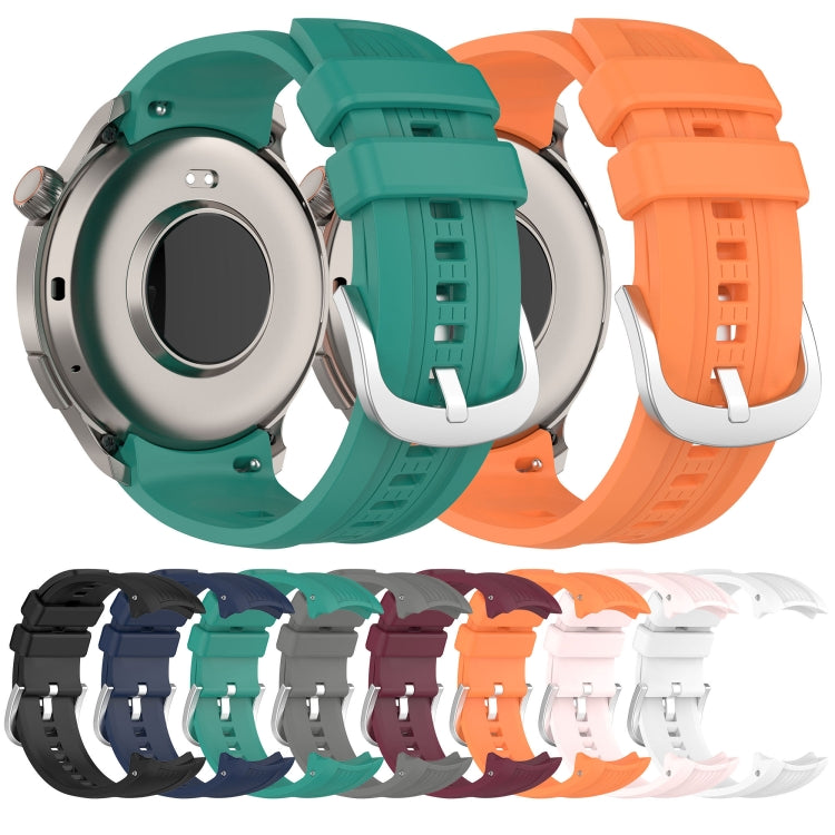 For Amazfit Balance A2286 Vertical Texture Silicone Watch Band(White)