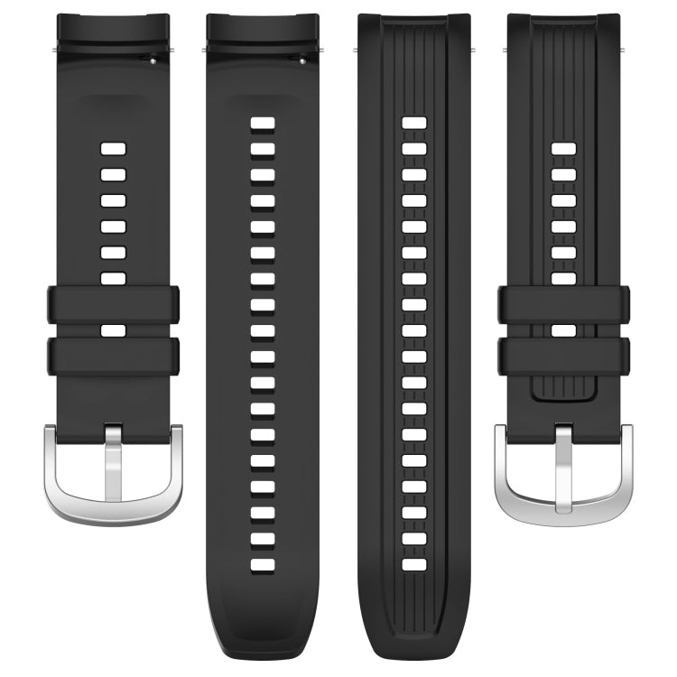 For Amazfit Balance A2286 Vertical Texture Silicone Watch Band(Green)