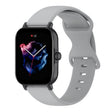 For Amazfit Active S Butterfly 8-shaped Buckle Silicone Watch Band(Grey) - Watch Bands by PMC TechLife | Online Shopping South Africa | PMC TechLife