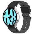 For Samsung Galaxy Watch 6 Classic Two Color Horizontal Silicone Watch Band(Black Grey) - free shipping - PMC TechLife - Order now!