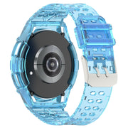 For Samsung Galaxy Watch6 Classic 43mm  R950 Glacier TPU Integrated Watch Band(Blue)