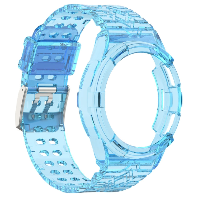 For Samsung Galaxy Watch6 Classic 43mm  R950 Glacier TPU Integrated Watch Band(Blue)