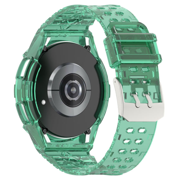 For Samsung Galaxy Watch6 Classic 47mm  R960 Glacier TPU Integrated Watch Band(Green)