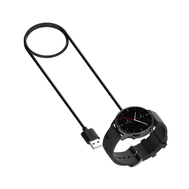 For Amazfit Active Smart Watch 1m Magnetic Charging Cable(Black)