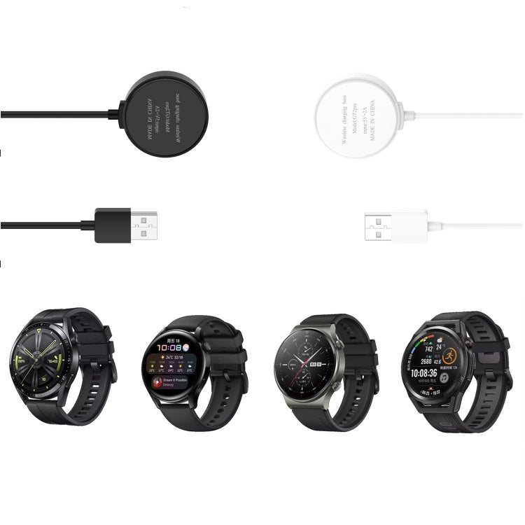 For Huawei Watch GT 4 41mm Smart Watch Magnetic Suction Integrated Charging Cable, Length: 1m(White)