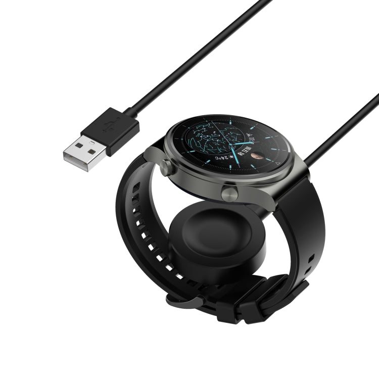 For Honor Watch 4 Pro Smart Watch Magnetic Suction Split Charging Cable, Length: 1m(Black)