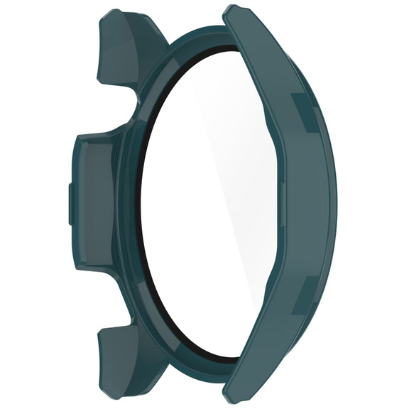 For Huawei Watch GT4 46mm PC+Tempered Glass Integrated Smart Watch Case(Green)