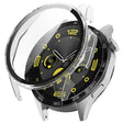 For Huawei Watch GT4 46mm PC+Tempered Glass Integrated Smart Watch Case(Transparent) - Watch Cases by PMC TechLife | Online Shopping South Africa | PMC TechLife