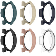 For Huawei Watch GT4 46mm PC+Tempered Glass Integrated Smart Watch Case(Green)