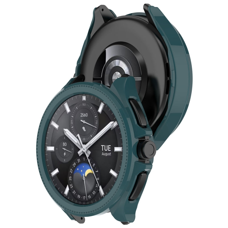 For Xiaomi Watch 2 Pro PC + Tempered Glass Integrated Smart Watch Case(Green)