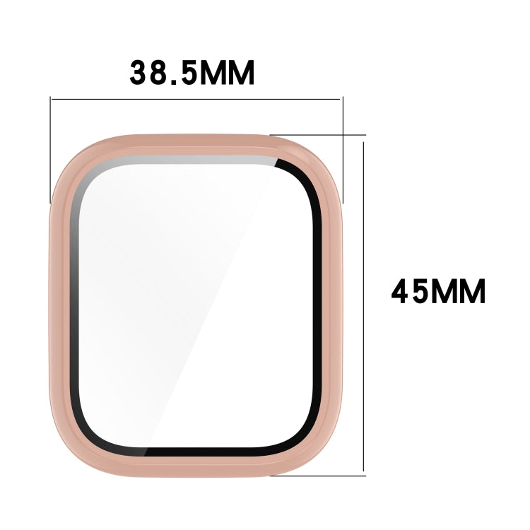 For Amazfit Aactive PC Integrated Tempered Glass Watch Case(Blue)