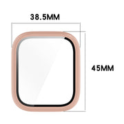 For Amazfit Aactive PC Integrated Tempered Glass Watch Case(Blue)