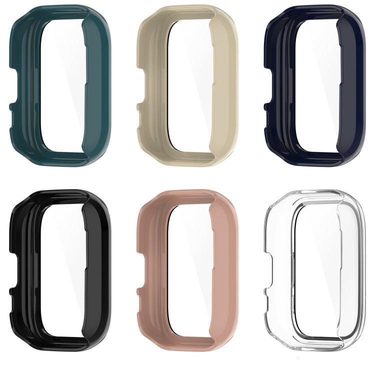 For Amazfit Aactive PC Integrated Tempered Glass Watch Case(Transparent)