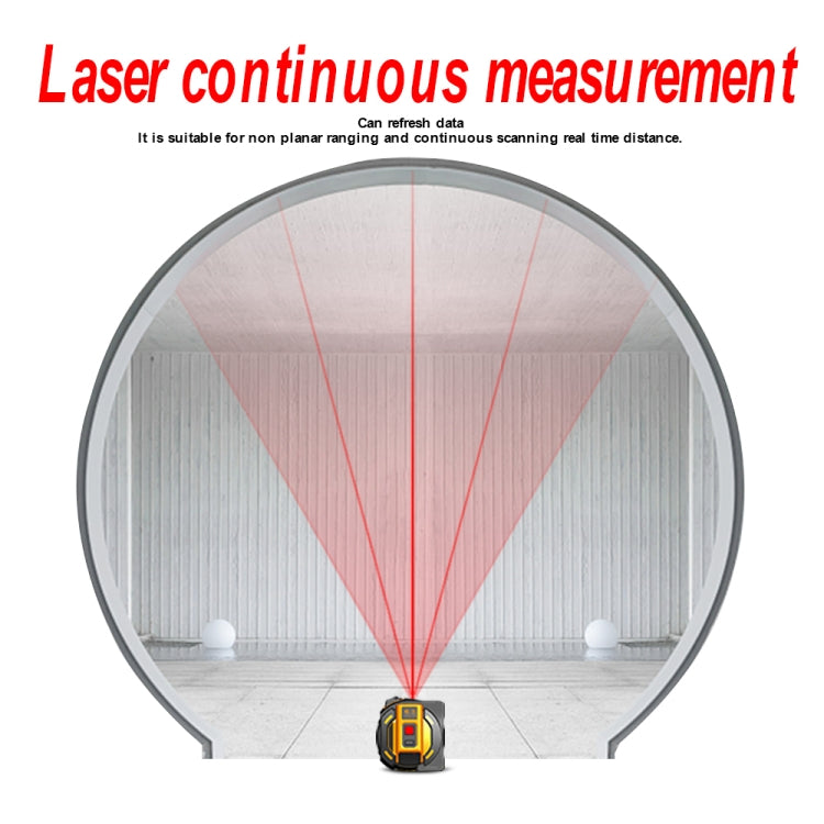 SNDWAY SW-TM40 40m Digital Range Finder Laser Distance Meter Tape Multi-function Self-Locking Hand Tool Device