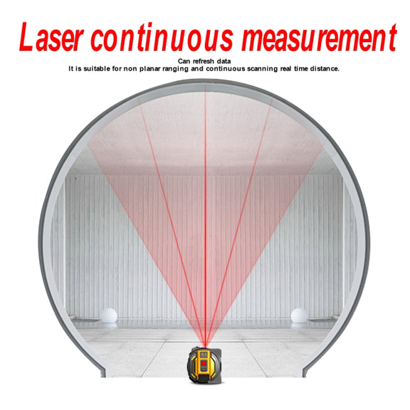 SNDWAY SW-TM40 40m Digital Range Finder Laser Distance Meter Tape Multi-function Self-Locking Hand Tool Device