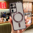 For Samsung Galaxy S20 Ultra 5G MagSafe Electroplating TPU Phone Case(Purple) - Galaxy Phone Cases by PMC TechLife | Online Shopping South Africa | PMC TechLife