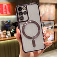 For Samsung Galaxy S20+ 5G MagSafe Electroplating TPU Phone Case(Purple) - Galaxy Phone Cases by PMC TechLife | Online Shopping South Africa | PMC TechLife