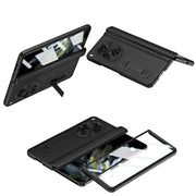 For OPPO Find N3 Integrated Folding Hinge Leather Phone Case, No Pen(Black)