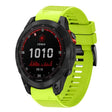 Compatible with Garmin Fenix 7X Solar 26mm Quick Release Silicone Watch Band(Lime Green) - free shipping - PMC TechLife - Order now!