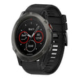 Compatible with Garmin Fenix 5X Sapphire 26mm Quick Release Silicone Watch Band(Black) - Watch Bands by PMC TechLife | Online Shopping South Africa | PMC TechLife | Buy Now Pay Later Mobicred