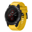 Compatible with Garmin Fenix 5X Plus 26mm Quick Release Silicone Watch Band(Yellow) - free shipping - PMC TechLife - Order now!