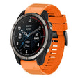 Compatible with Garmin Quatix 7 Pro 22mm Quick Release Silicone Watch Band(Orange) - free shipping - PMC TechLife - Order now!