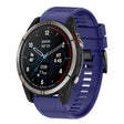 Compatible with Garmin Quatix 7 Pro 22mm Quick Release Silicone Watch Band(Midnight Blue) - free shipping - PMC TechLife - Order now!
