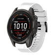 Compatible with Garmin Epix Pro 47mm 22mm Quick Release Silicone Watch Band(White) - Watch Bands by PMC TechLife | Online Shopping South Africa | PMC TechLife | Buy Now Pay Later Mobicred