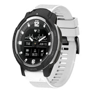 Compatible with Garmin Instinct Crossover 22mm Quick Release Silicone Watch Band(White)