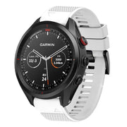 Compatible with Garmin Approach S62 22mm Quick Release Silicone Watch Band(White)