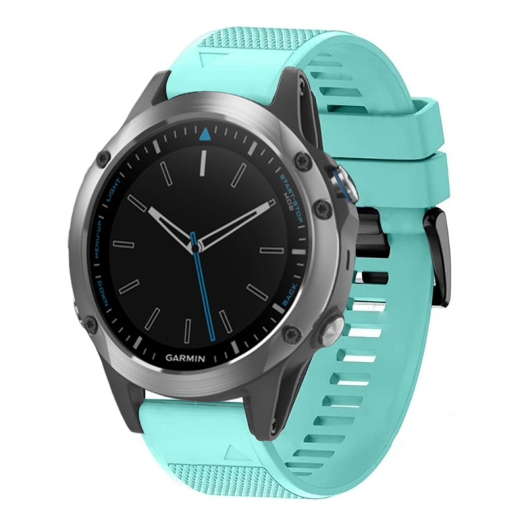 Compatible with Garmin Quatix 5 22mm Quick Release Silicone Watch Band(Mint Green)