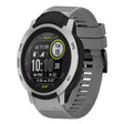 Compatible with Garmin Instinct 22mm Quick Release Silicone Watch Band(Grey) - Watch Bands by PMC TechLife | Online Shopping South Africa | PMC TechLife | Buy Now Pay Later Mobicred
