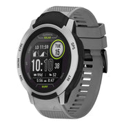Compatible with Garmin Instinct 22mm Quick Release Silicone Watch Band(Grey)
