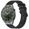 For Huawei Watch GT3 SE 22mm Textured Silicone Solid Color Watch Band(Black) - Watch Bands by PMC TechLife | Online Shopping South Africa | PMC TechLife | Buy Now Pay Later Mobicred