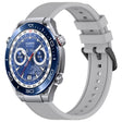 For Huawei Watch Ultimate 22mm Textured Silicone Solid Color Watch Band(Grey) - free shipping - PMC TechLife - Order now!