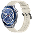 For Huawei Watch Ultimate 22mm Textured Silicone Solid Color Watch Band(Starlight) - Watch Bands by PMC TechLife | Online Shopping South Africa | PMC TechLife