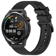 For Huawei Watch GT Runner 22mm Textured Silicone Solid Color Watch Band(Black) - Watch Bands by PMC TechLife | Online Shopping South Africa | PMC TechLife