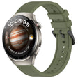 For Huawei Watch 4 Pro 22mm Textured Silicone Solid Color Watch Band(Green) - Watch Bands by PMC TechLife | Online Shopping South Africa | PMC TechLife