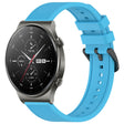 For Huawei GT2 Pro 22mm Textured Silicone Solid Color Watch Band(Sky Blue) - free shipping - PMC TechLife - Order now!