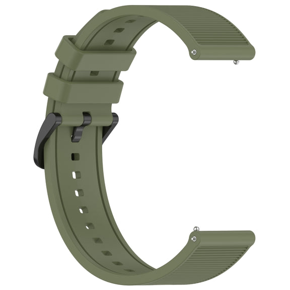 For Honor Watch GS 3 22mm Textured Silicone Solid Color Watch Band(Grey)