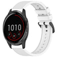 For Garmin Vivoactive 4 22mm Textured Silicone Solid Color Watch Band(White) - Watch Bands by PMC TechLife | Online Shopping South Africa | PMC TechLife