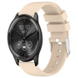 Compatible with Garmin Move Trend 20mm Smooth Solid Color Silicone Watch Band(Beige) - free shipping - PMC TechLife - Order now!